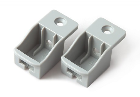 BRD SBH40/W Держатель рейлинга для SB08 СТАРТ (пластик), белый