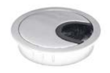 SETE заглушка для кабеля D60 металл, матовый никель