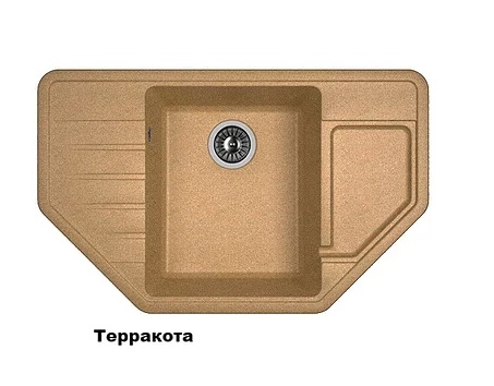 Мойка Dr. Gans Рио 800 трапеция терракота SALE