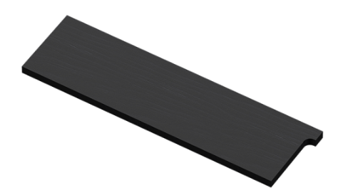 Аристо Разделитель полки-корзины 460 мм темное дерево GSA 0335-R10 (заказ)