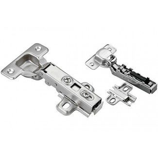 Петля накладная с доводчиком, быстросъемная, с евровинтами UP