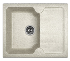 Мойка Dr. Gans Лора 620 прямоугольная с крылом серый (заказ)