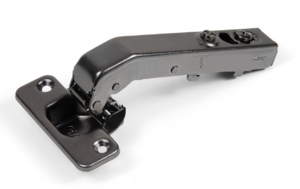 BRD H94702/BN Петля для фальшпанелей без пружины NEO LINE PUSH черный никель (без планки) (заказ)