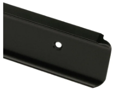 соединительная угловая Кедр 56 мм черная на профстандарт