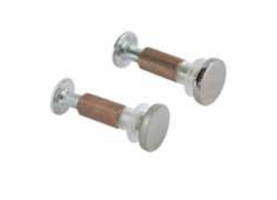 Крепление стекла к ДСП D=12мм Никель Матовый 8.01 (04) SALE