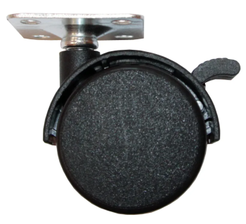 Опоры колесные на площадке d 50 со стопором