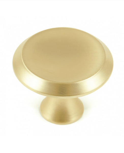 BRD RC306MBSG.4 ручка кнопка  UTA матовое браш/ сатиновое золото