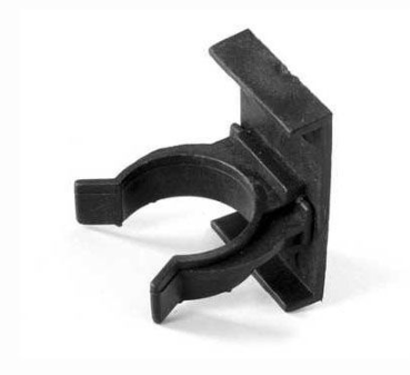 клипса для цоколя пластик черная (усиленная)