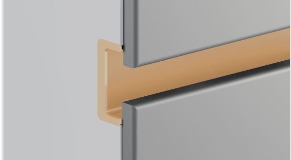 BRD RP050SG.1/000/4100 ручка-профиль С 4100мм GOLA BALANCE сатиновое золото