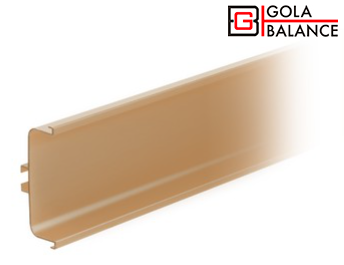 BRD RP050SG.1/000/4100 ручка-профиль С 4100мм GOLA BALANCE сатиновое золото