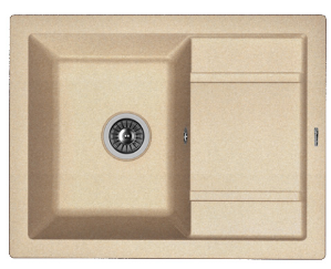 Мойка FLORENTINA Липси 660*510*217 песочный (стоп-лист)