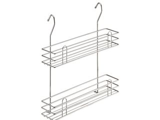 полка для специй двухярусная 350х105х400 хром SALE