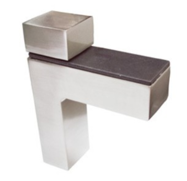 BRD P507ВSN.2 полкодержатель квадратный большой атласный никель (до 35 мм) SALE (снято)