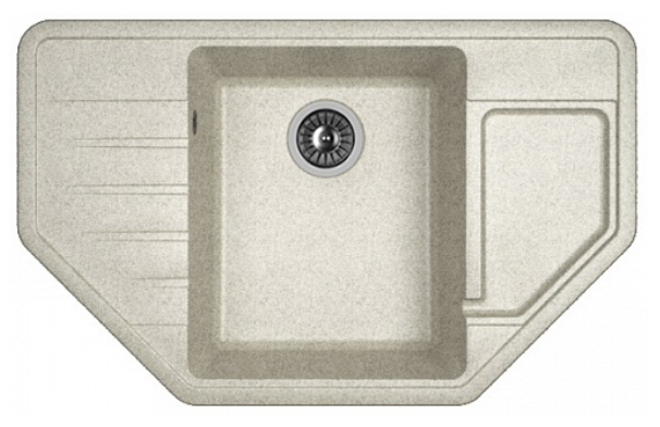 Мойка Dr. Gans Рио 800 трапеция серый SALE