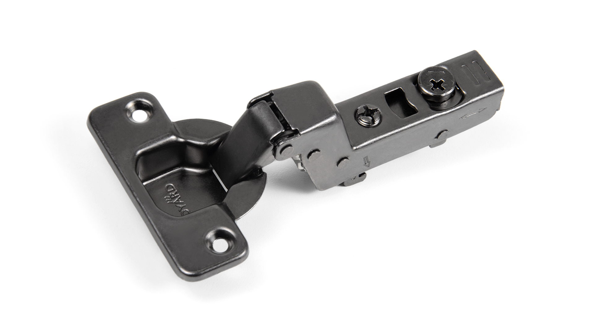 BRD H306C02 Петля вкладная NEO с эксцентриком, с дов. чёрный никель (без планки) (снято)