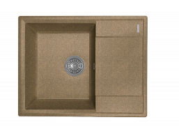 Мойка FLORENTINA Консул 640*500*197 прямоугольная коричневый (стоп-лист)