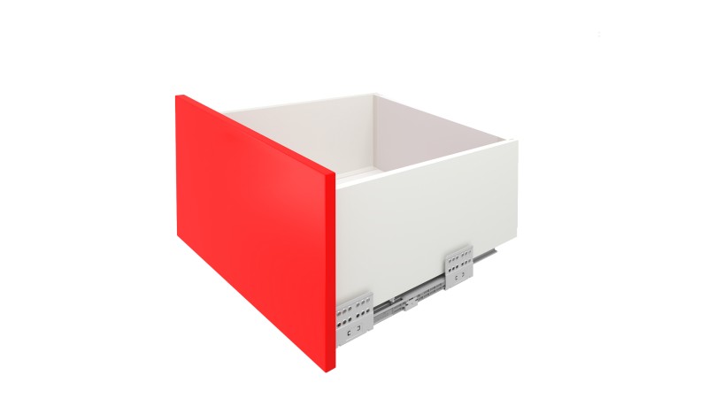 BRD SB41W.1/450 Комплект СТАРТ 199 мм PUSH+SOFT (от нажатия + плавное закрывание), белый