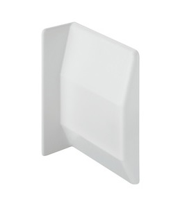 807 Заглушка для мебельного навеса, пластик, белая, левая