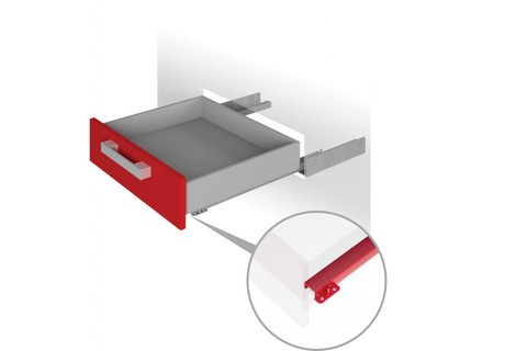 BRD DB4463/Zn направляющие скрытого монтажа 450 (заказ)