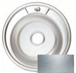 Мойка D510мм/0,6мм/декор/ Ledeme