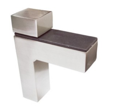 BRD P507SN.2 полкодержатель квадратный большой сатиновый никель (до 35 мм) SALE (снято)