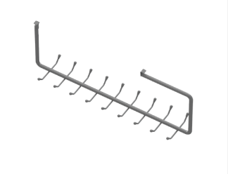 Аристо Галстучница серия 460 388 мм МЕТАЛЛИК GSA 0342 SALE