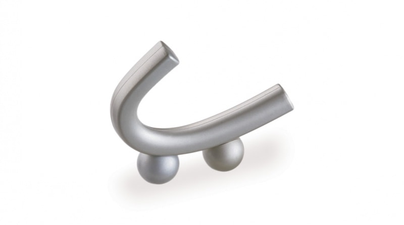 Валмакс Крючок К-006 010 пластик 2-х рожковый Me/Me (стоп-лист)