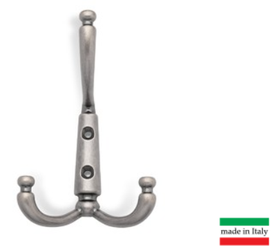 BRD K350AP.6 Крючок DOLCE LF 3-х рожковый старинное олово (заказ)