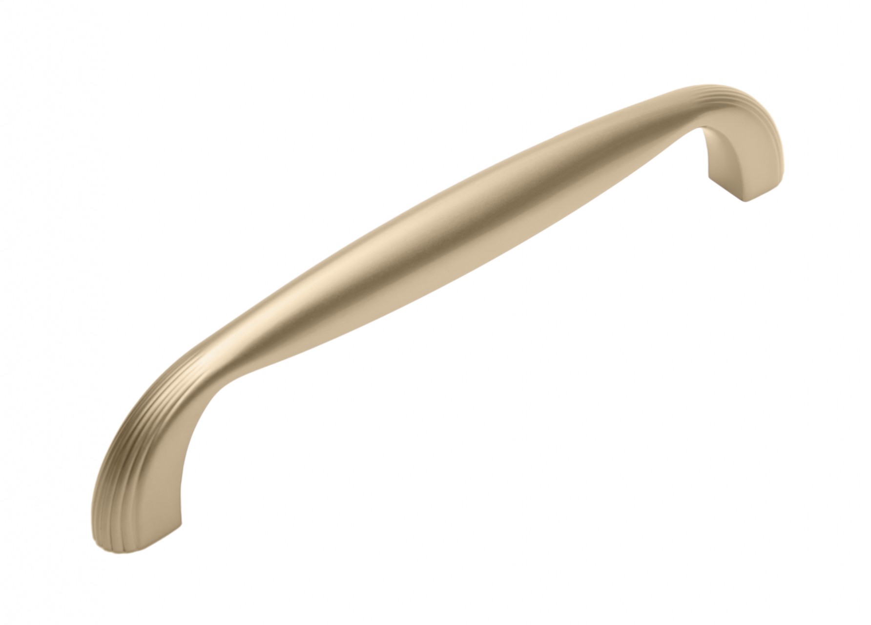 BRD RS198GC.4 ручка-скоба 128мм MAGICA карамельное золото "Anti-tap"