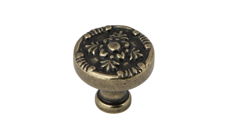 BRD RC111AB.5 ручка кнопка старинная латунь (заказ)