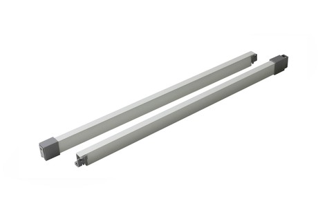 BRD SBR05/GR продольный прямоугольный рейлинг SB04 400 серый (заказ)