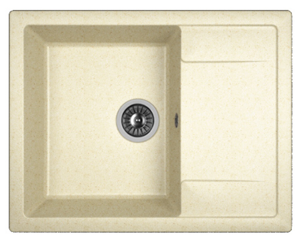 Мойка Dr. Gans Техно 650 прямоугольная с крылом латте