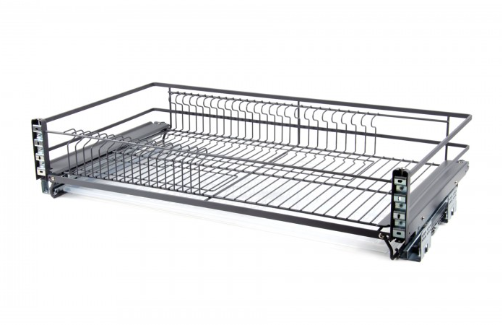 BRD Корзина-сушка выдвижная, одноуровневая MIRA KRS06/1/3/900/GRPH с доводчиком