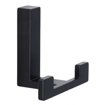 Крючок Krok 2-х рожковый черный