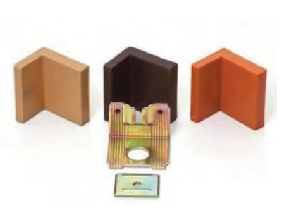 Уголок фиксирующий + накладка  черный №2 SALE