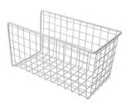 Корзина для белья откидная 340*525*230 белая