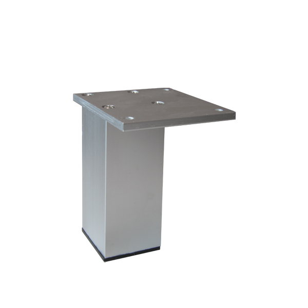 Опора 19171.100, нерегулируемая h 100 мм алюминий 37x37мм SALE