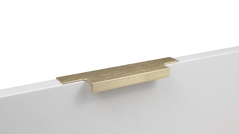 BRD RT109BSG.1/160/200 ручка торцевая 200 мм RAY Брашированное cатиновое золото (заказ)