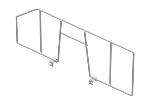 Аристо Разделитель полки проволочной, серия 460, БЕЛЫЙ GSA 0340/W SALE
