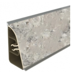 плинтус для столешниц 37*24*3,0 м Мрамор серый (Марсель) 1214 (37*24) АР850-1280 (заказ)