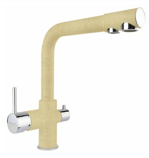 Смеситель FLORENTINA Клио  грей с подводом питьевой воды (стоп-лист)