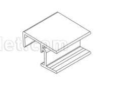 Угол 90 к цоколю Лиственница (2026L) универ. Н100мм /ABS144 2026L SALE (стоп-лист)