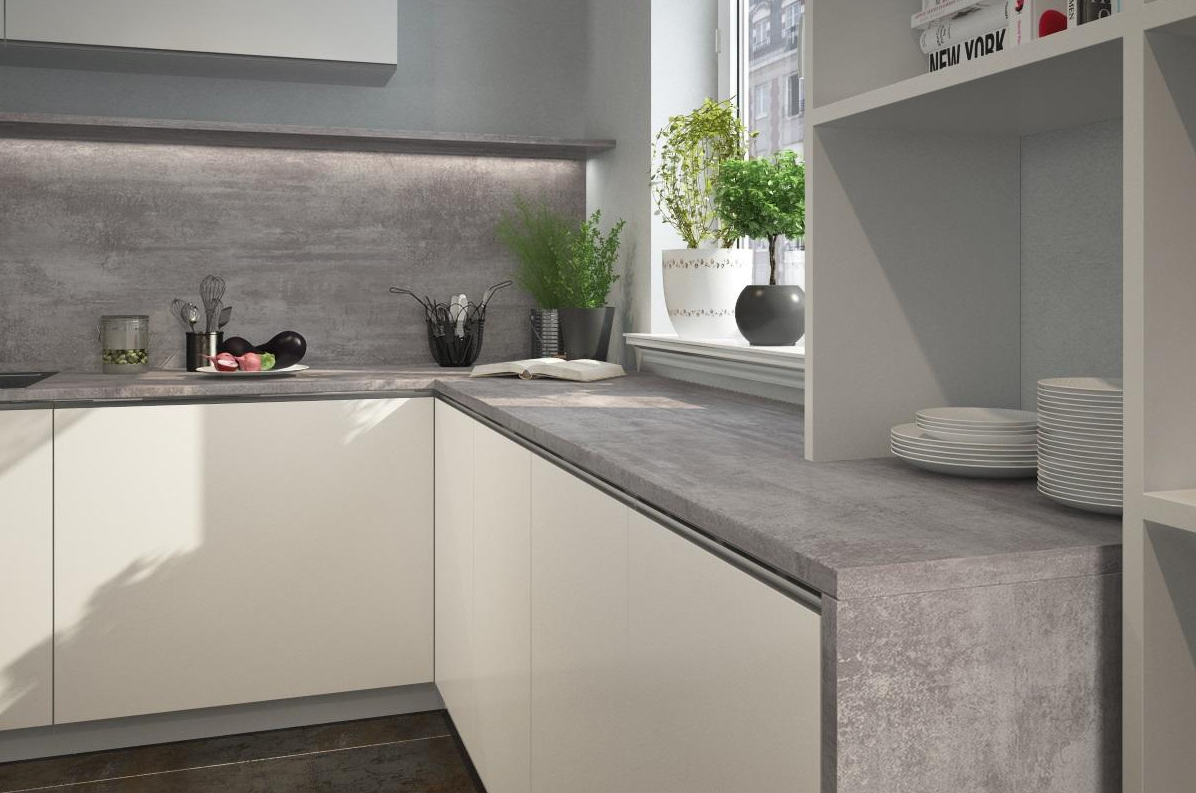 Стеновая панель КЕДР МК 3000*600*4мм 2 группа - Бетон 7093/Е