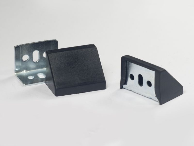 Уголок соединительный + накладка черный SALE