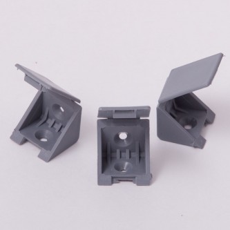 Уголок пластиковый  серый №13