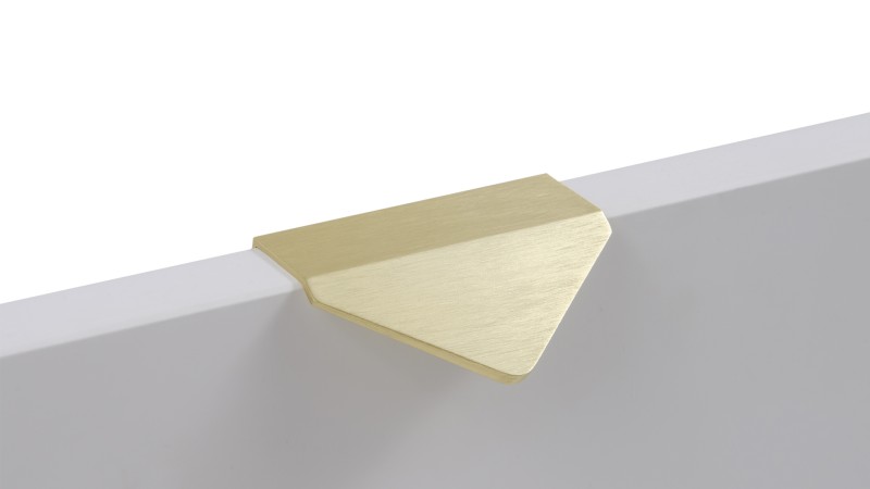 BRD RT014BSG.1/32 ручка торцевая 32 мм ICON Брашированное cатиновое золото (заказ)