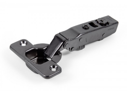 BRD H961A02/BN Петля накладная без пружины NEO PROFI PUSH черный никель (без планки) (снято)