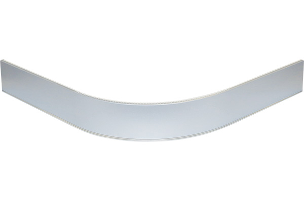 Закругление универсальное для цоколя ПВХ Н.100, белый (заказ)