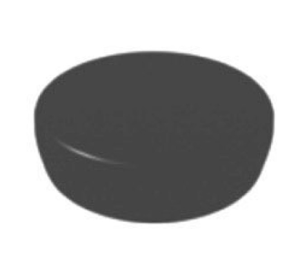 BRD H17BL Накладка для мини стеклопетли черный (502) (снято)