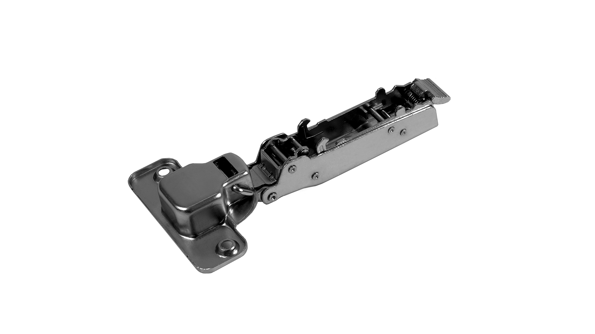 BRD H901A02/BN Петля накладная без пруж и аморт Clip-on EVO PUSH SYSTEM 90 гр (без планки)